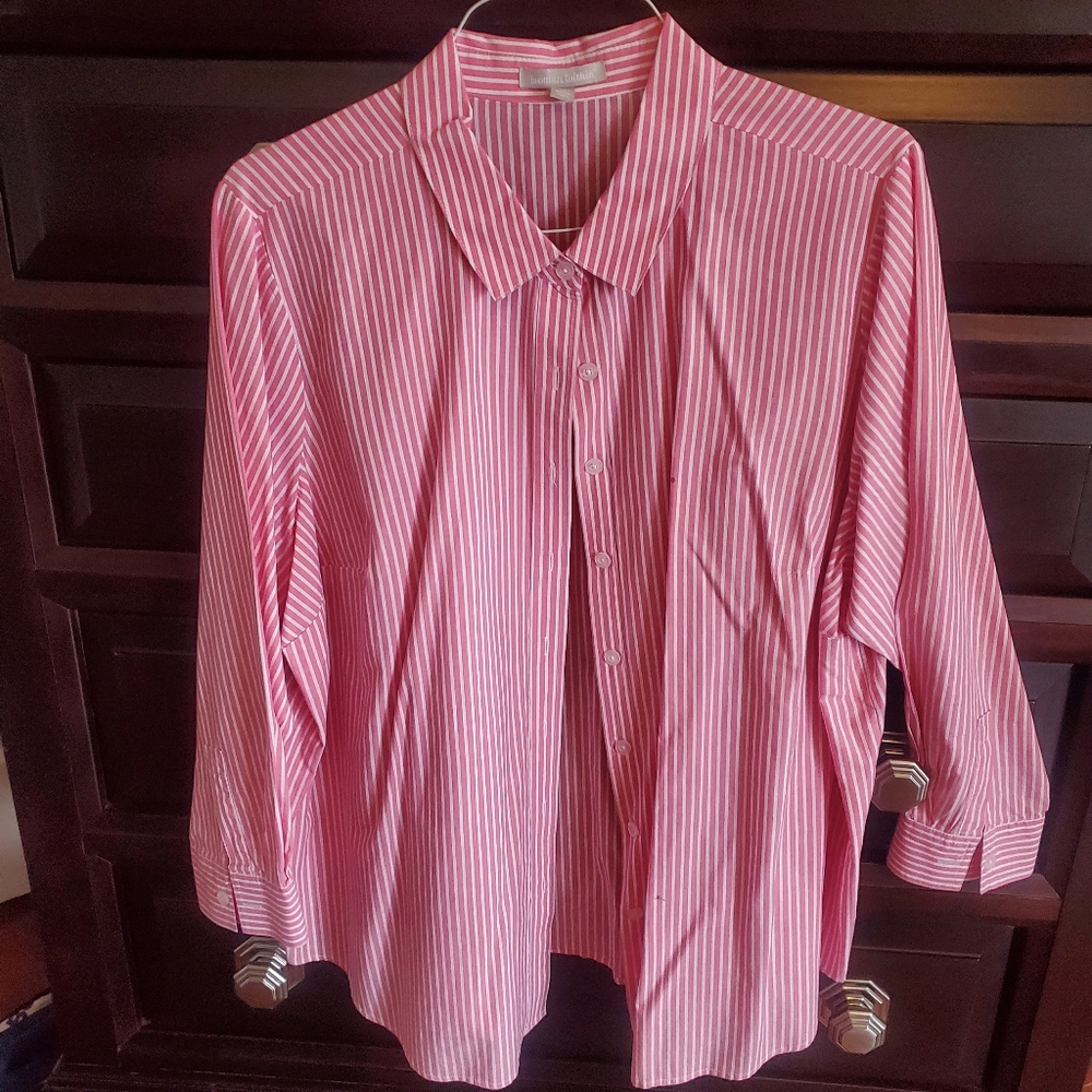 1X 22/24 Woman Within Button Down Blouse